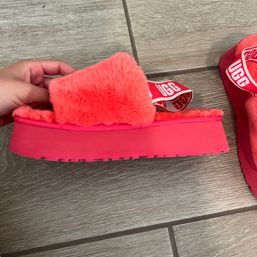 Pink platform Uggs size 7